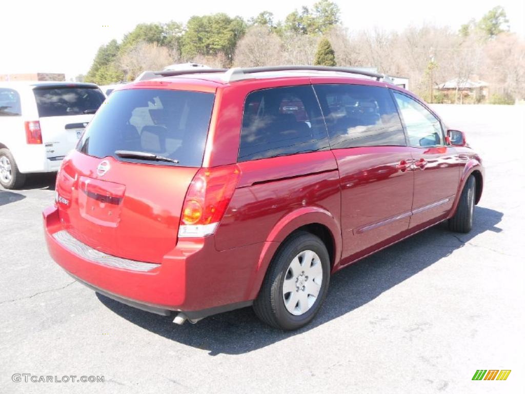 2006 Quest 3.5 - Red Brawn Metallic / Gray photo #4