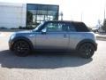 2010 Dark Silver Metallic Mini Cooper S Convertible  photo #2