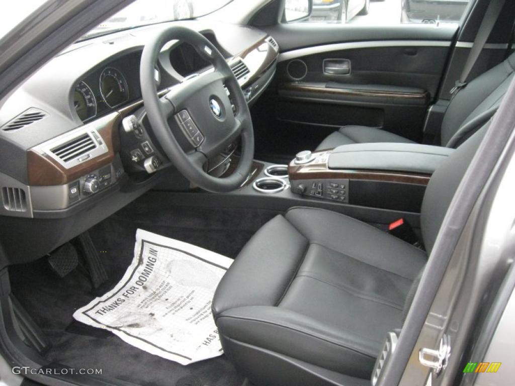 2008 7 Series 750Li Sedan - Sterling Grey Metallic / Black photo #2
