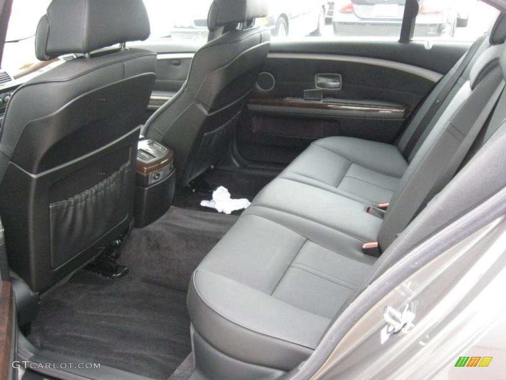 2008 7 Series 750Li Sedan - Sterling Grey Metallic / Black photo #3