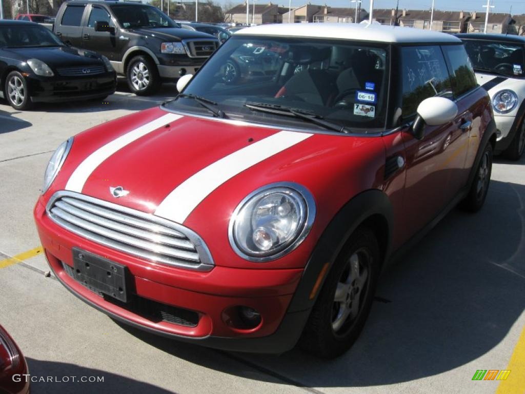 2007 Cooper Hardtop - Chili Red / Grey/Carbon Black photo #1