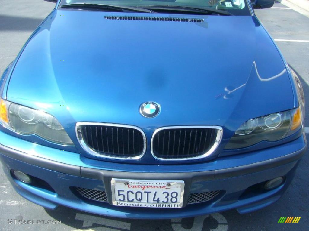 2003 3 Series 325i Sedan - Mystic Blue Metallic / Black photo #4