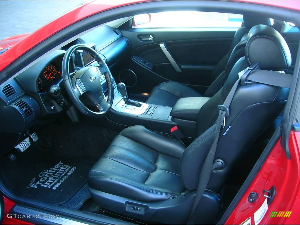2006 G 35 Coupe - Laser Red Pearl / Graphite photo #13