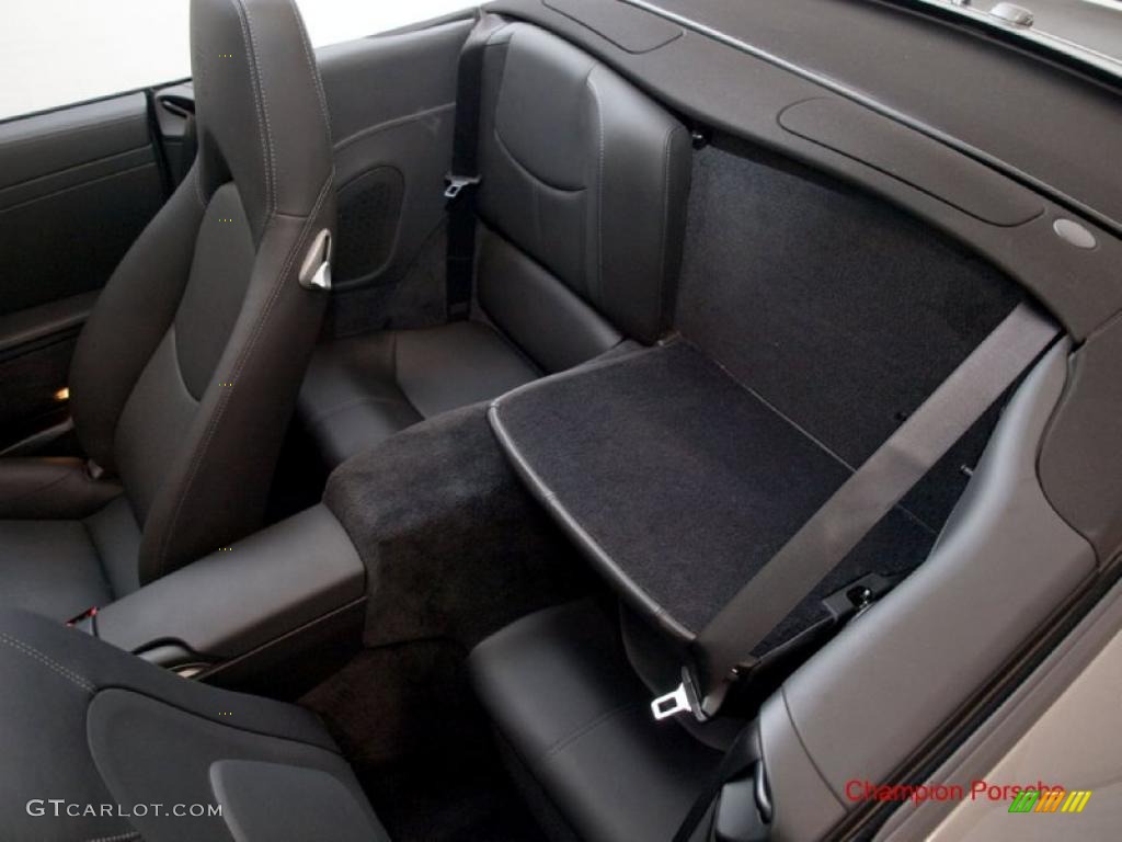 2009 911 Turbo Cabriolet - Meteor Grey Metallic / Black photo #17