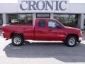 2009 Fire Red GMC Sierra 1500 Work Truck Extended Cab  photo #1