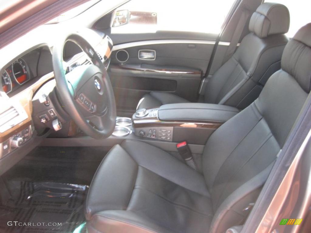 2007 7 Series 750i Sedan - Sterling Grey Metallic / Black photo #5