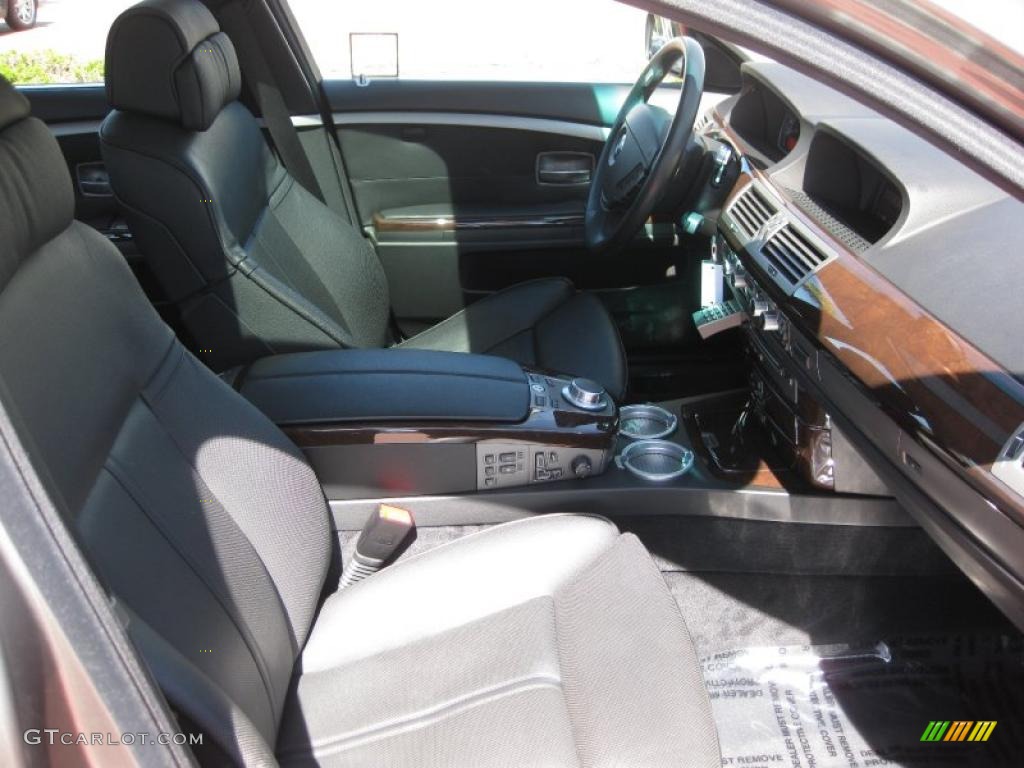 2007 7 Series 750i Sedan - Sterling Grey Metallic / Black photo #8