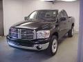 2007 Brilliant Black Crystal Pearl Dodge Ram 1500 Big Horn Edition Quad Cab 4x4  photo #3