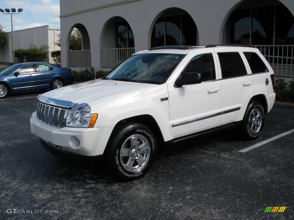 2005 Grand Cherokee Limited 4x4 - Stone White / Medium Slate Gray photo #1