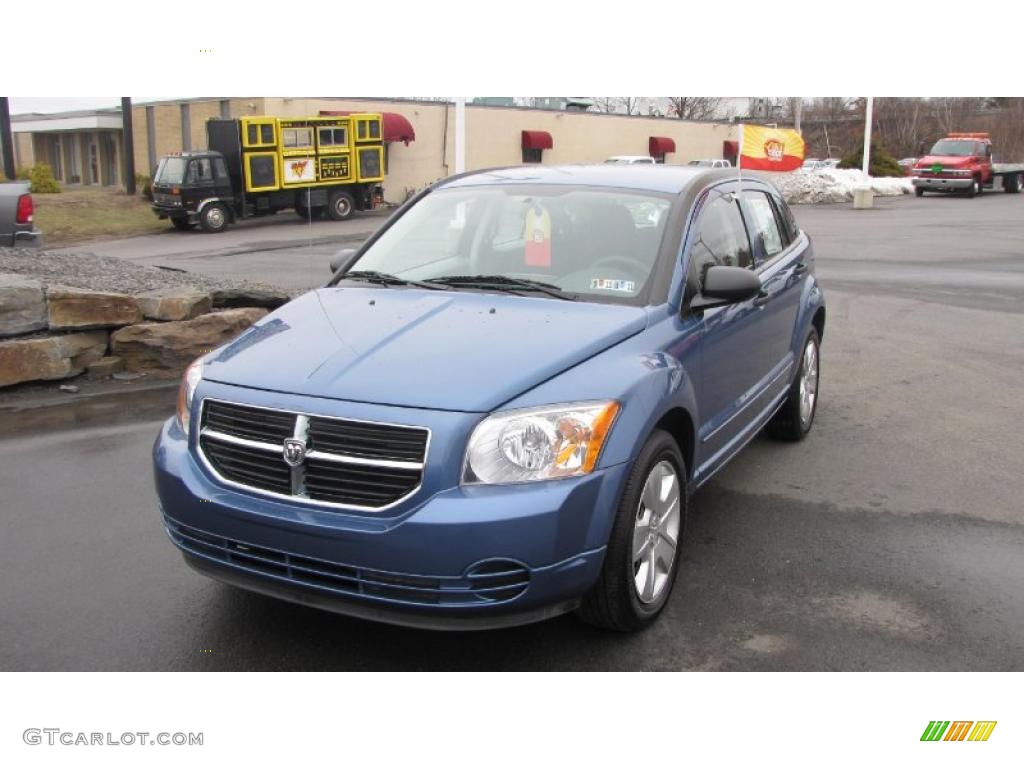 2007 Caliber SXT - Marine Blue Pearl / Pastel Slate Gray photo #2