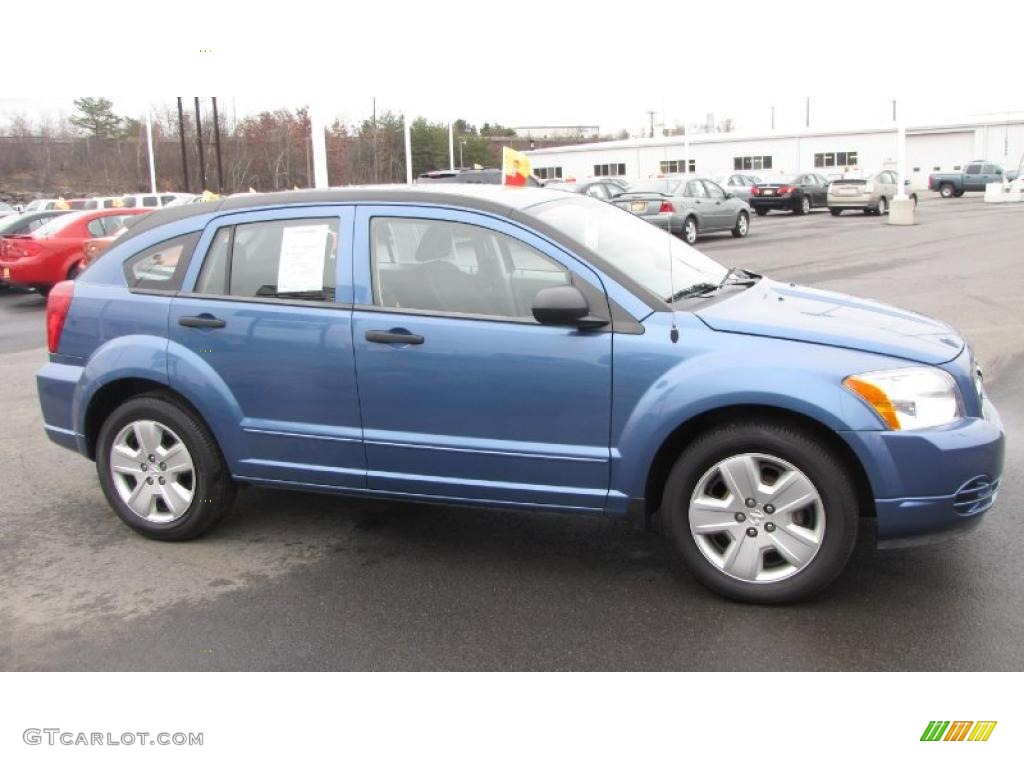 2007 Caliber SXT - Marine Blue Pearl / Pastel Slate Gray photo #5