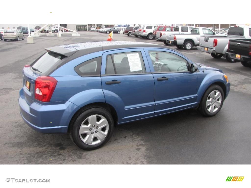 2007 Caliber SXT - Marine Blue Pearl / Pastel Slate Gray photo #6