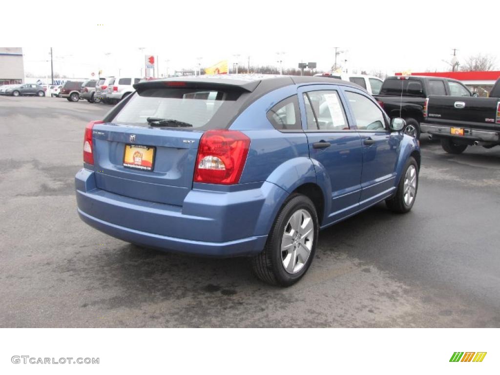 2007 Caliber SXT - Marine Blue Pearl / Pastel Slate Gray photo #7