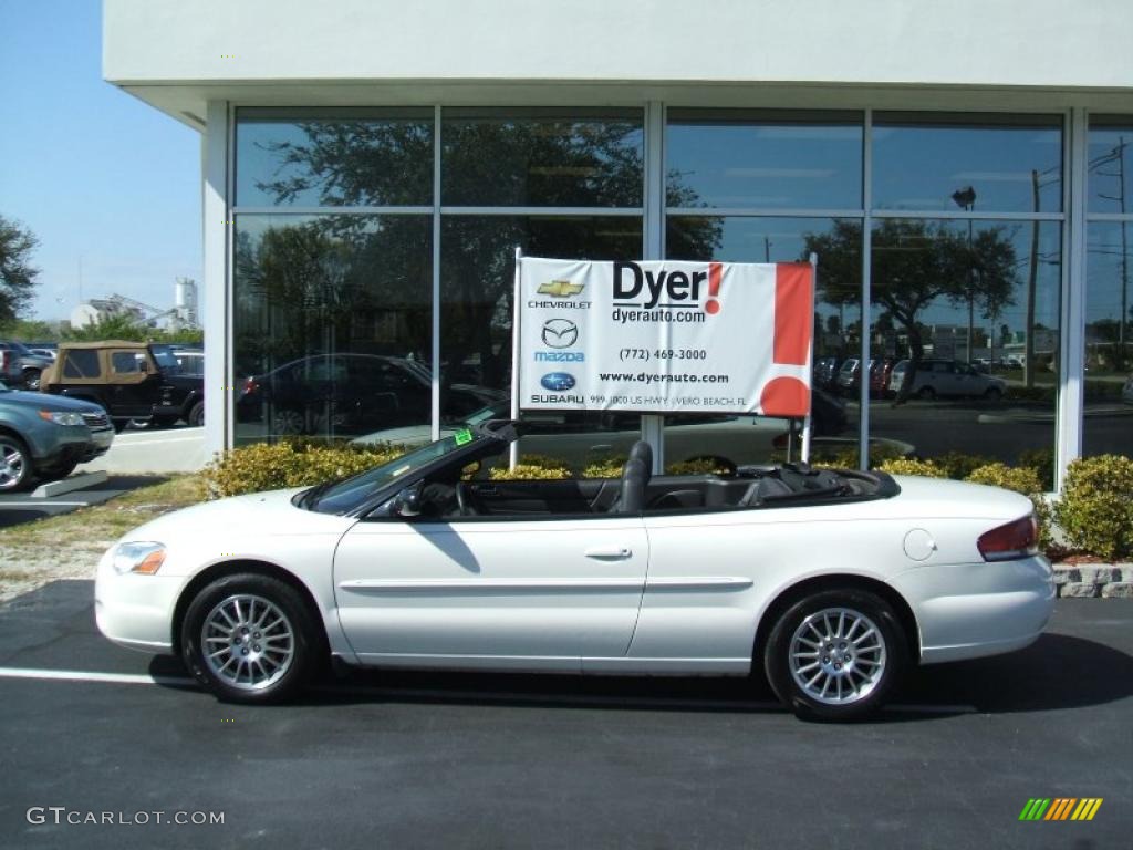 2004 Sebring LXi Convertible - Stone White / Dark Slate Gray photo #4