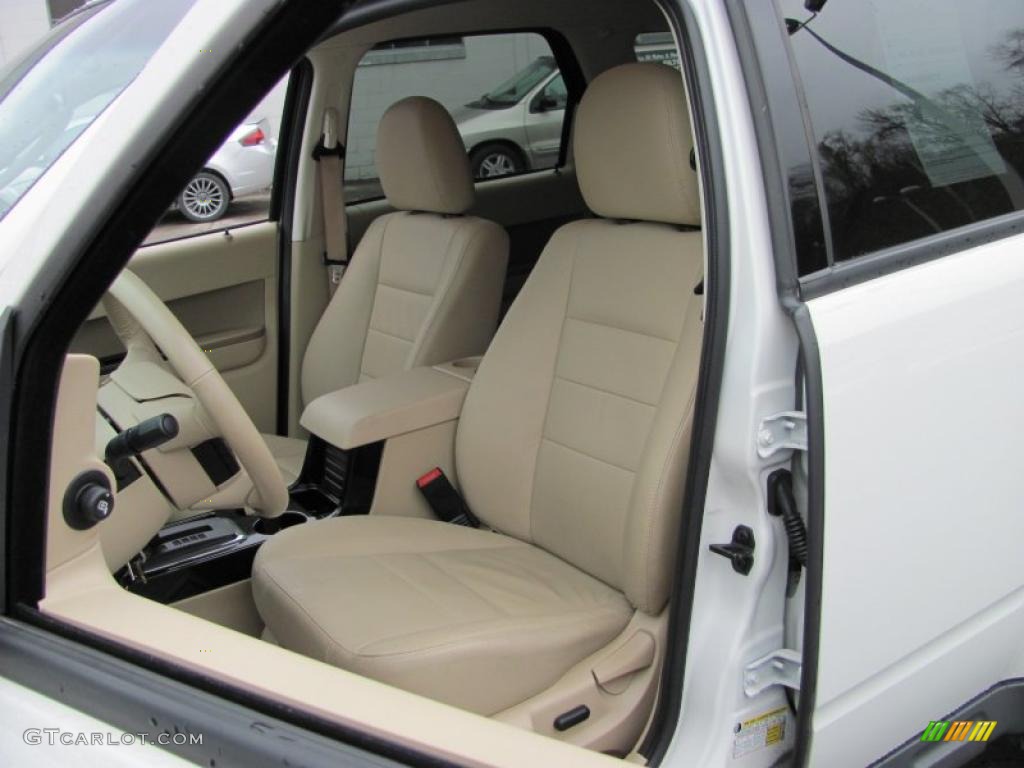 2009 Escape Limited V6 4WD - White Suede / Camel photo #9