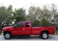 2005 Red Clearcoat Ford F250 Super Duty XLT SuperCab 4x4  photo #4