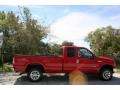 2005 Red Clearcoat Ford F250 Super Duty XLT SuperCab 4x4  photo #12