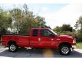 2005 Red Clearcoat Ford F250 Super Duty XLT SuperCab 4x4  photo #13