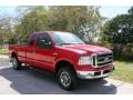 2005 Red Clearcoat Ford F250 Super Duty XLT SuperCab 4x4  photo #15