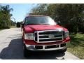 2005 Red Clearcoat Ford F250 Super Duty XLT SuperCab 4x4  photo #17