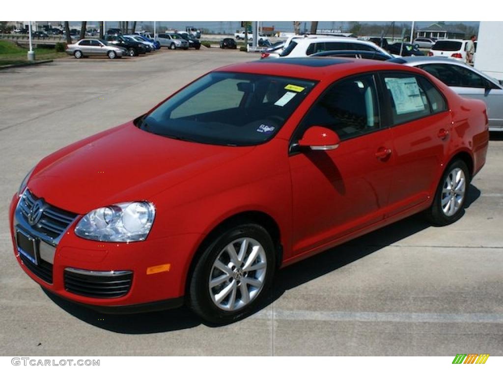 2010 Jetta Limited Edition Sedan - Salsa Red / Titan Black photo #4