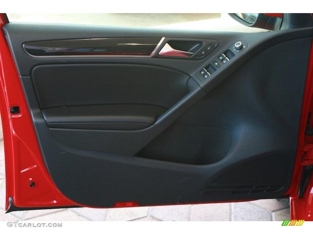 2010 GTI 4 Door - Tornado Red / Titan Black Leather photo #15
