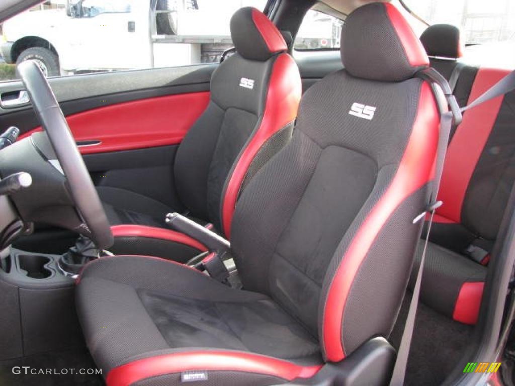 2009 Cobalt SS Coupe - Black / Ebony/Ebony UltraLux/Red Pipping photo #4