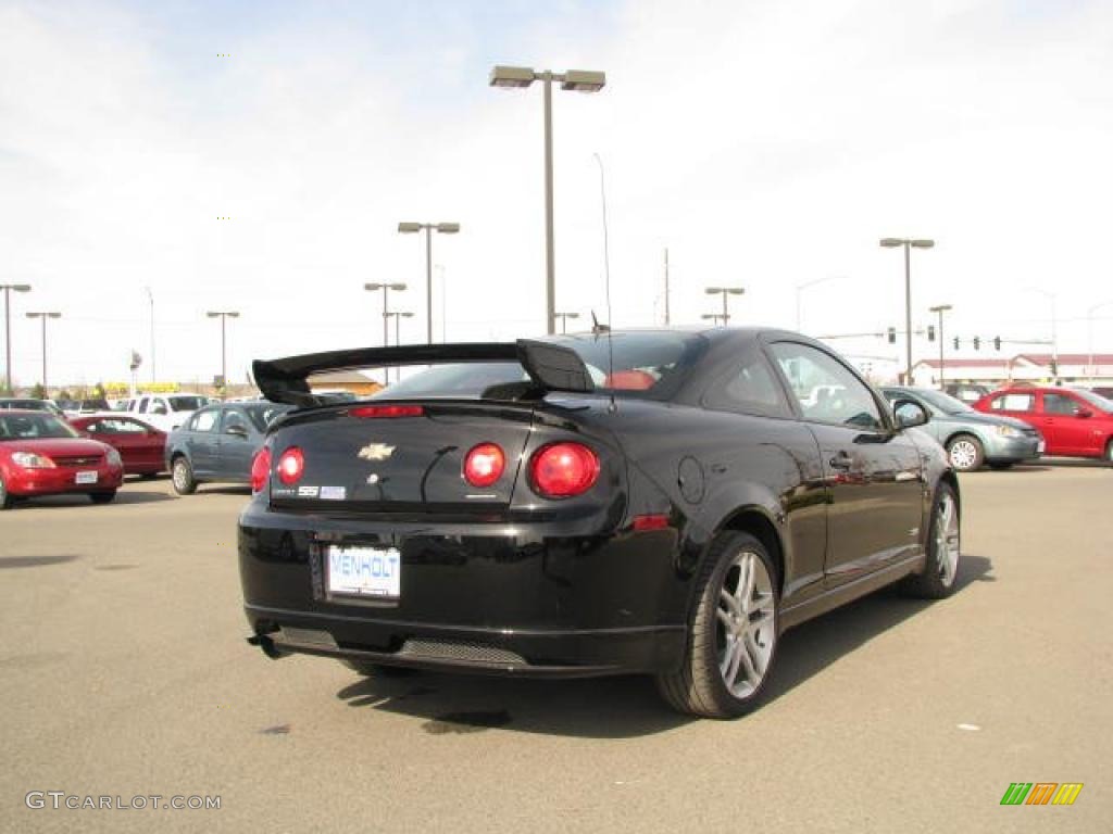 2009 Cobalt SS Coupe - Black / Ebony/Ebony UltraLux/Red Pipping photo #10