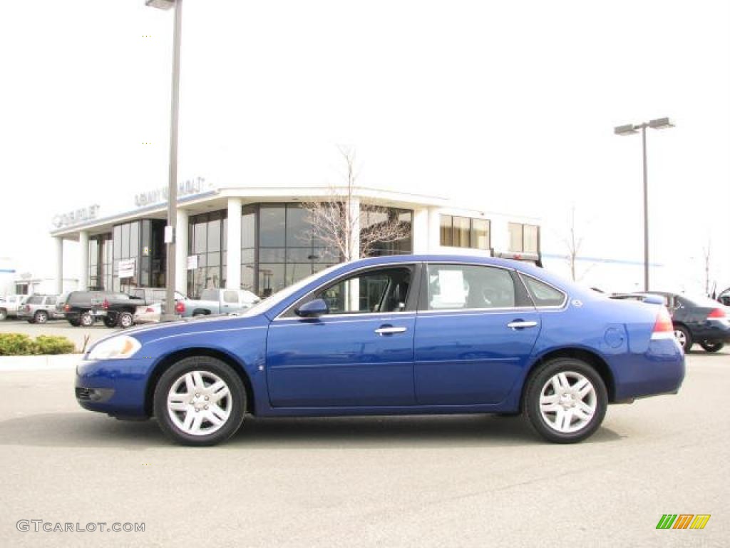 2007 Impala LTZ - Laser Blue Metallic / Ebony Black photo #1