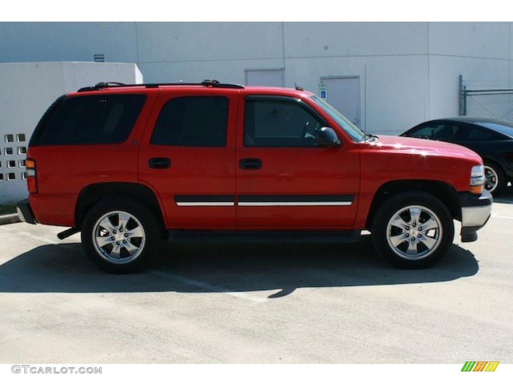 2005 Tahoe LS 4x4 - Sport Red Metallic / Tan/Neutral photo #11