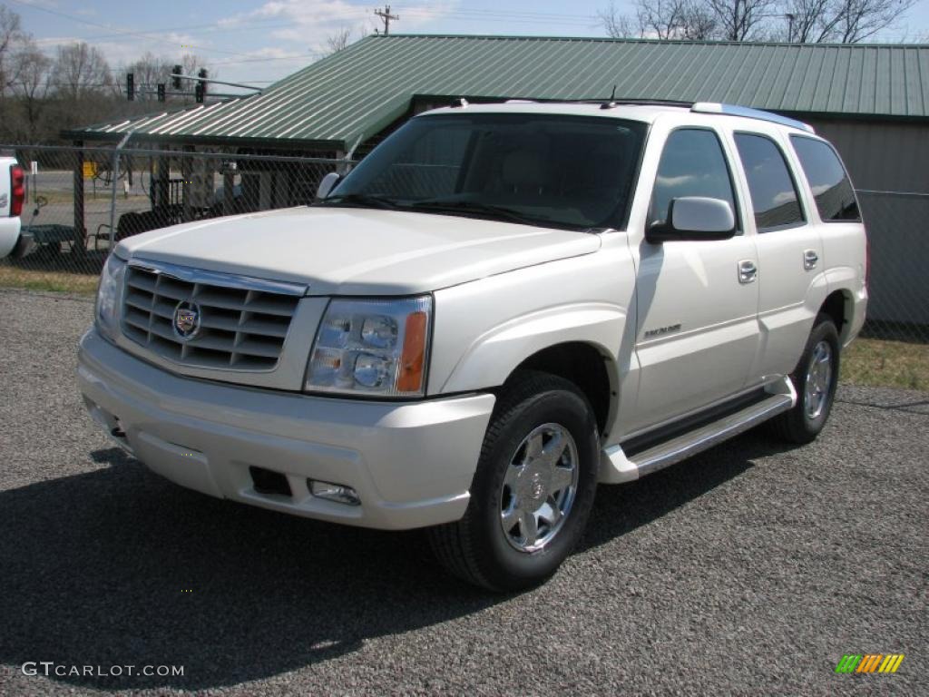 2005 Escalade AWD - White Diamond / Shale photo #3