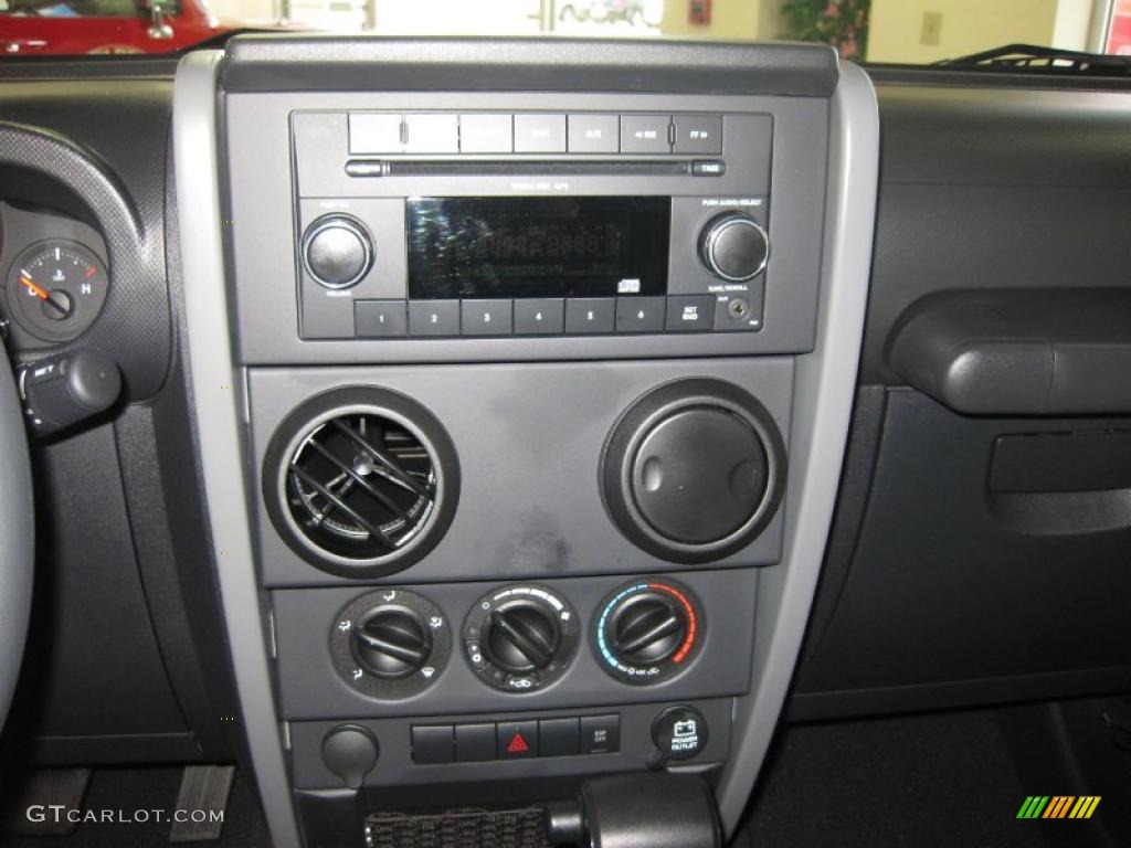 2009 Wrangler X 4x4 - Red Rock Crystal Pearl Coat / Dark Slate Gray/Medium Slate Gray photo #9
