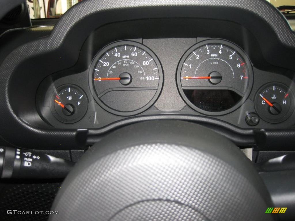 2009 Wrangler X 4x4 - Red Rock Crystal Pearl Coat / Dark Slate Gray/Medium Slate Gray photo #15