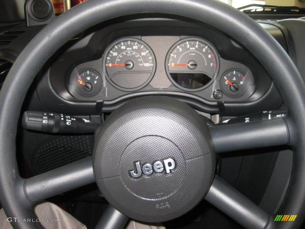 2009 Wrangler X 4x4 - Red Rock Crystal Pearl Coat / Dark Slate Gray/Medium Slate Gray photo #16