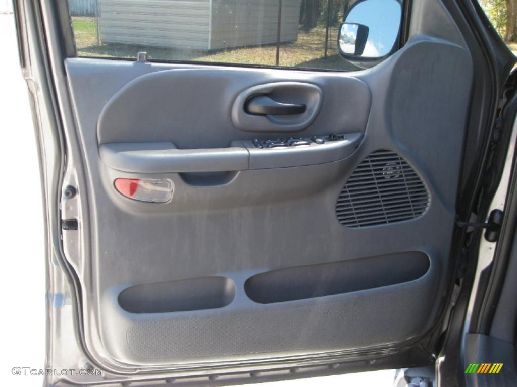 2002 F150 XLT SuperCrew 4x4 - Dark Shadow Grey Metallic / Dark Graphite photo #18