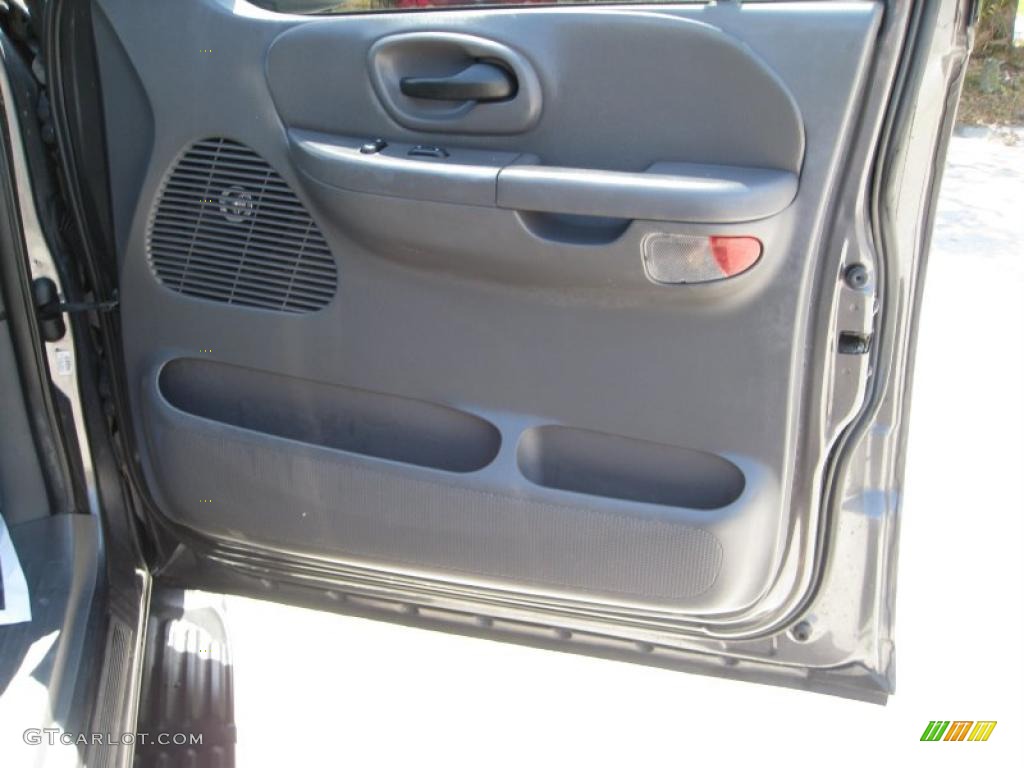2002 F150 XLT SuperCrew 4x4 - Dark Shadow Grey Metallic / Dark Graphite photo #19