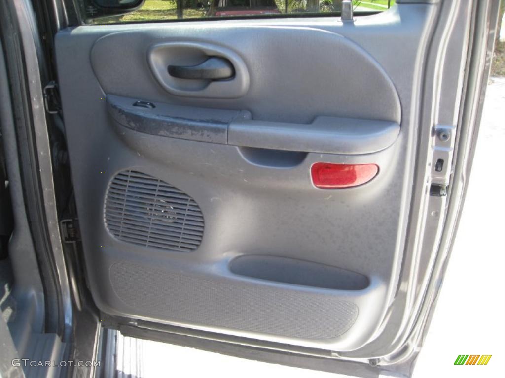 2002 F150 XLT SuperCrew 4x4 - Dark Shadow Grey Metallic / Dark Graphite photo #21
