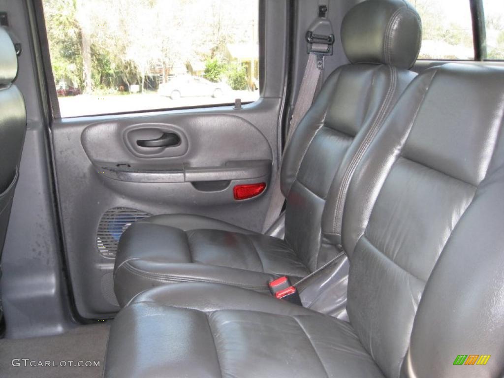 2002 F150 XLT SuperCrew 4x4 - Dark Shadow Grey Metallic / Dark Graphite photo #25