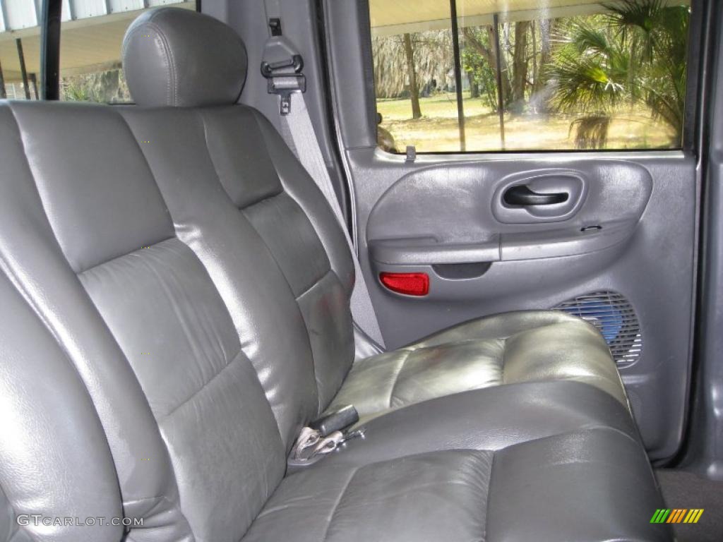 2002 F150 XLT SuperCrew 4x4 - Dark Shadow Grey Metallic / Dark Graphite photo #26