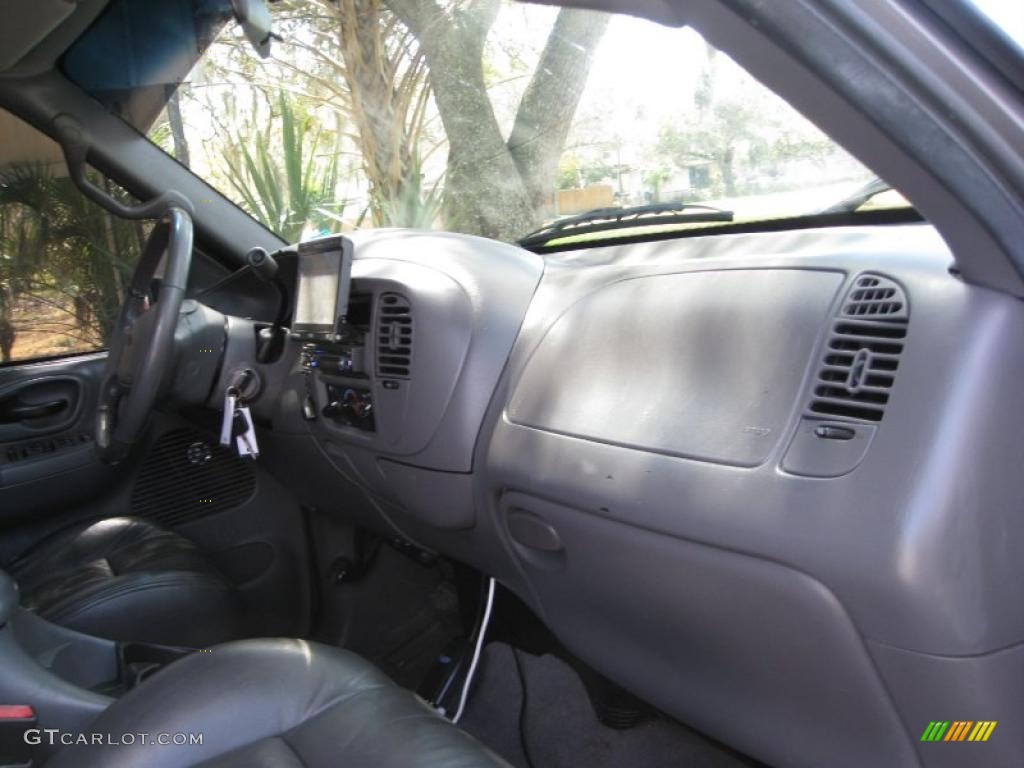2002 F150 XLT SuperCrew 4x4 - Dark Shadow Grey Metallic / Dark Graphite photo #30