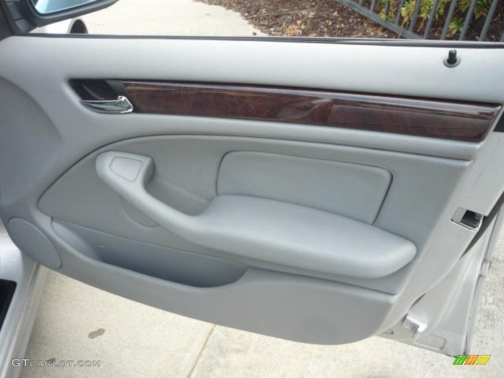 2001 3 Series 325i Sedan - Titanium Silver Metallic / Grey photo #19