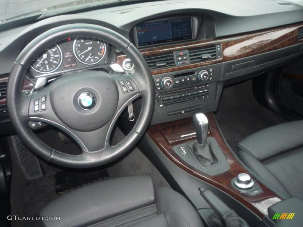 2007 3 Series 335i Sedan - Black Sapphire Metallic / Black photo #7