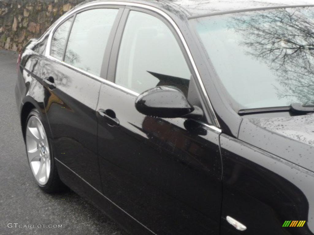 2007 3 Series 335i Sedan - Black Sapphire Metallic / Black photo #11