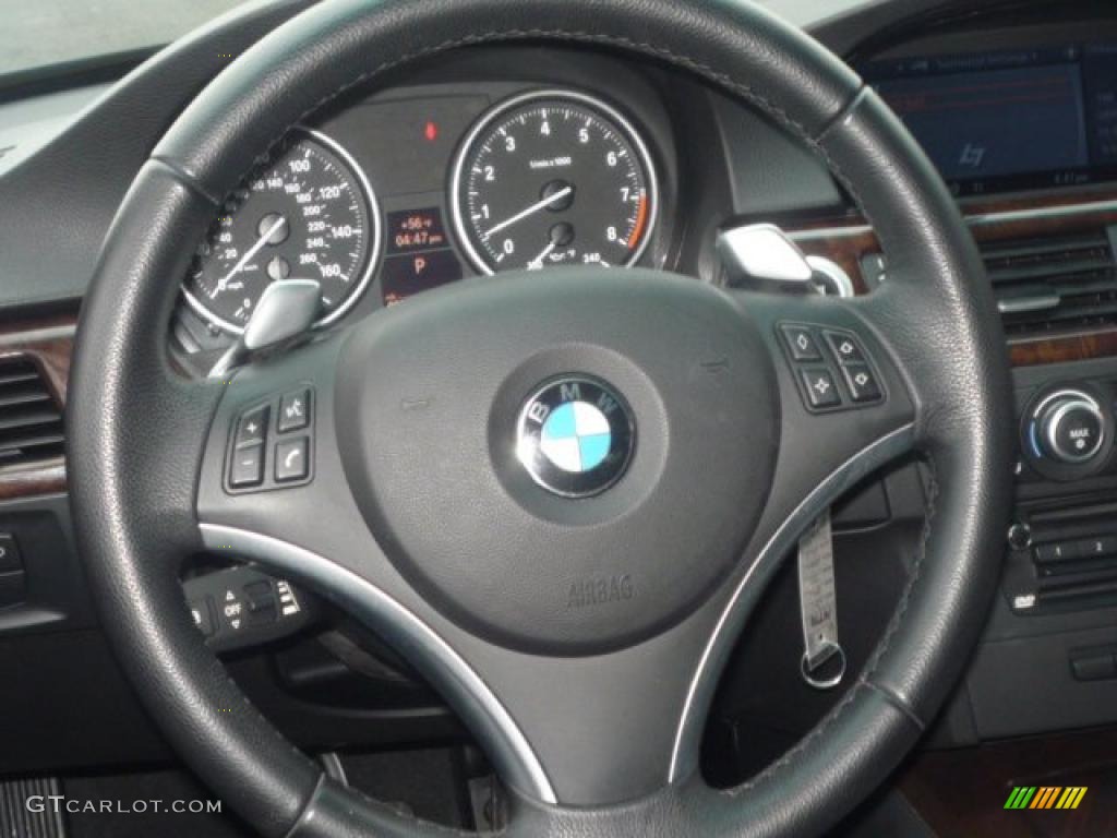 2007 3 Series 335i Sedan - Black Sapphire Metallic / Black photo #18