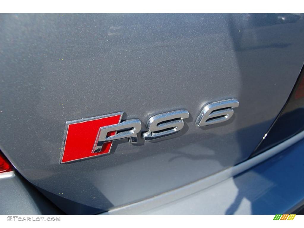 2003 RS6 4.2T quattro - Daytona Grey Pearl Effect / Silver/Ebony Black photo #3