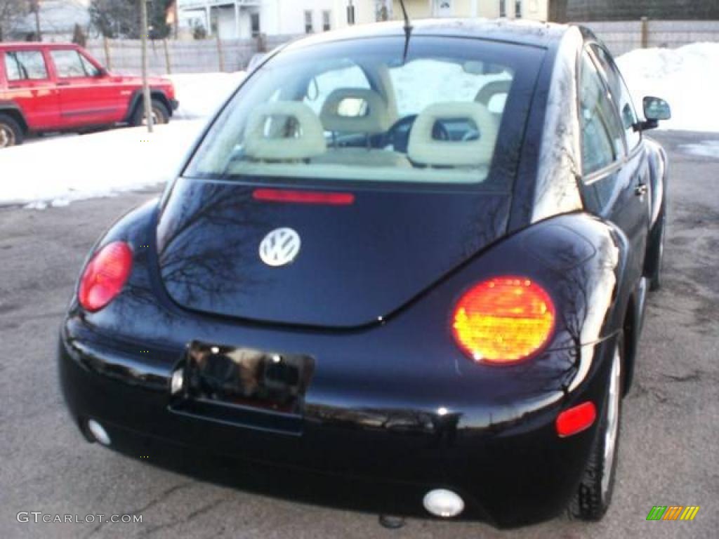 1999 New Beetle GLS TDI Coupe - Black / Cream photo #12