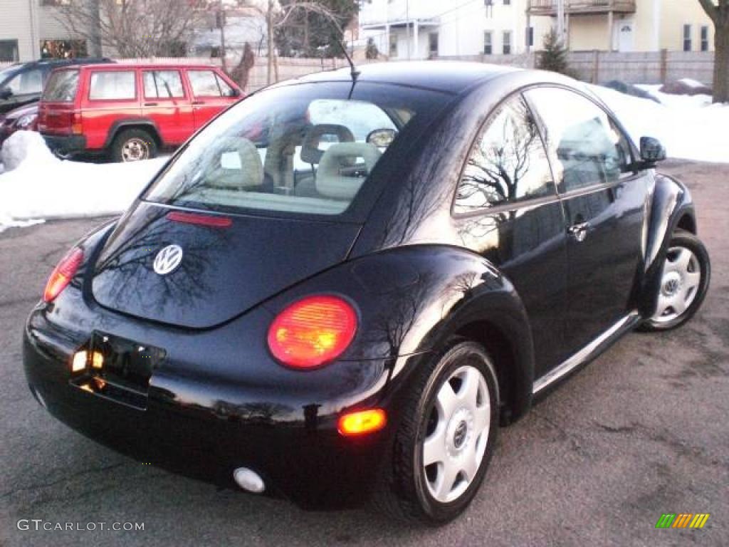1999 New Beetle GLS TDI Coupe - Black / Cream photo #49