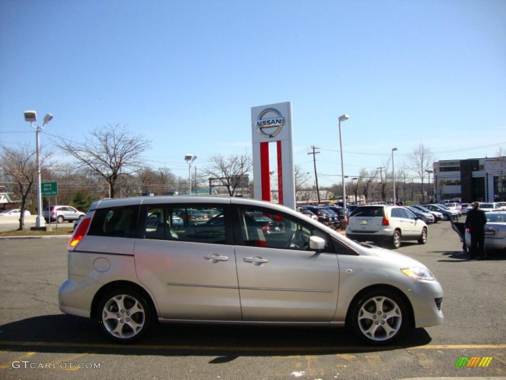 2008 MAZDA5 Sport - Sunlight Silver / Black photo #11