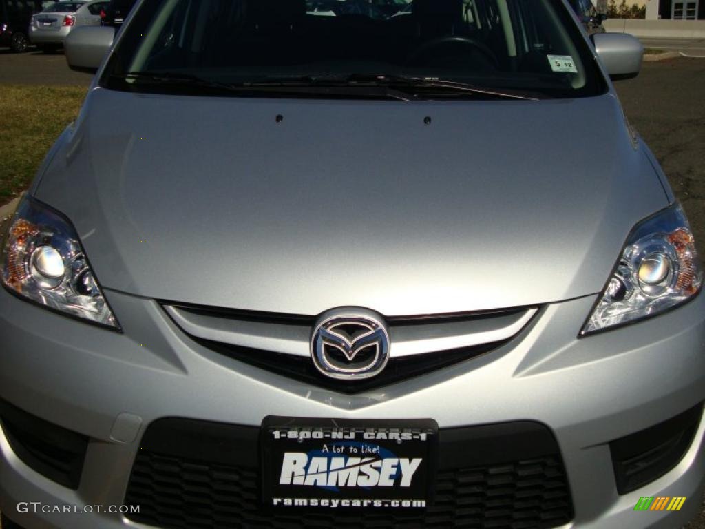 2008 MAZDA5 Sport - Sunlight Silver / Black photo #14