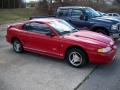 1997 Rio Red Ford Mustang V6 Coupe  photo #2
